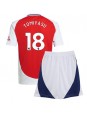 Arsenal Takehiro Tomiyasu #18 Hjemmedraktsett Barn 2024-25 Korte ermer (+ bukser)